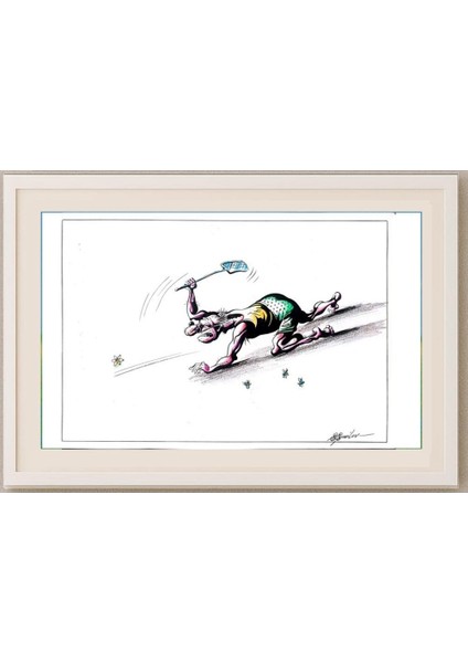 Sergey Savilov 29X21CM Orijinal Karikatür Tablo fırsatları