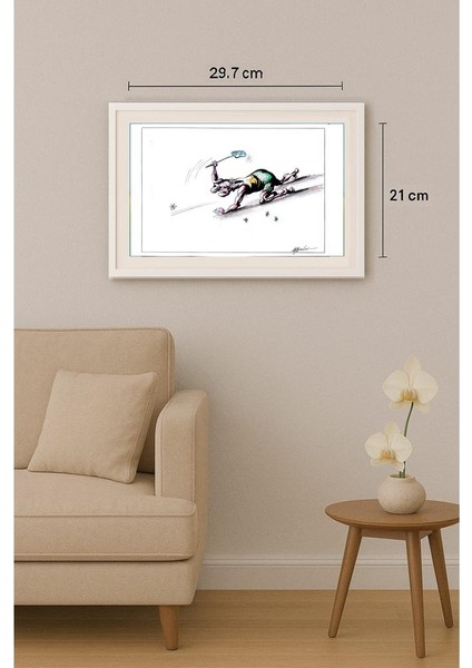 Sergey Savilov 29X21CM Orijinal Karikatür Tablo indirimleri