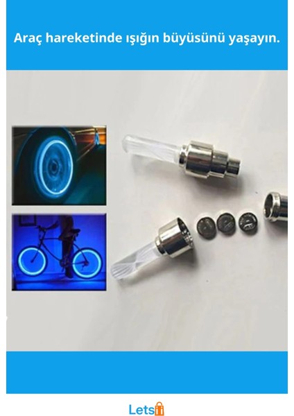 Işıklı Sibop Kapağı Hareket Sensörlü 2 Adet Pembe Mavi fiyatları