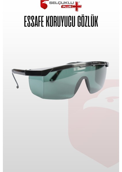 Essafe 1100 9'lu Iş Güvenliği Gözlüğü – Darbelere, Toza ve Uv Işınlarına Karşı Koruyucu, Şeffaf Lensli, Ayarlanabilir Saplı Ergonomik Gözlük fiyatları