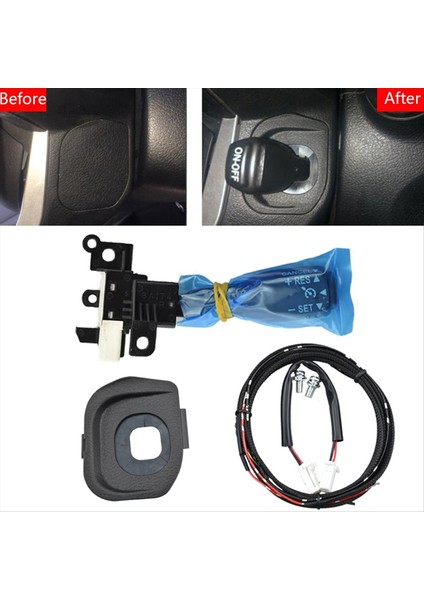 Direksiyon Simidi Seyir Kontrol Anahtarı Toz Kapağı 45186-0K120-C0 84632-34011 Toyota Hilux Revo Fortuner Sr5 M70 M80 (Yurt Dışından) fırsatları