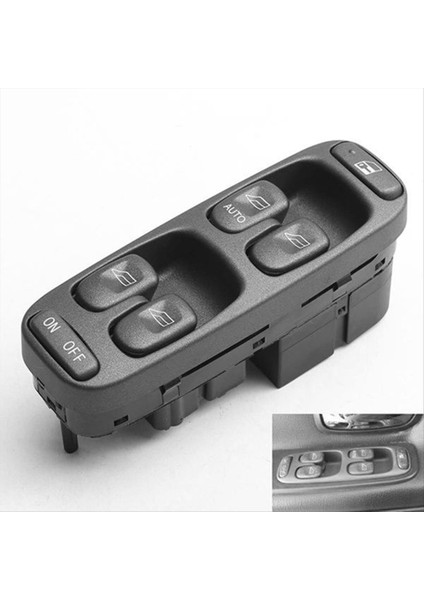 Volvo Için Araba Cam Kaldırıcı Anahtarı V70 S70 XC70 1998-2000 Sol Elektrikli Pencere Kontrolü Anahtar 8638452 (Yurt Dışından) fırsatları