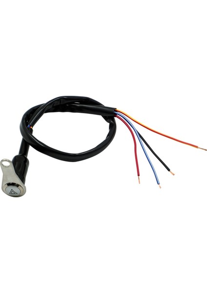 Motosiklet Anahtarı Tolbar Montaj Düğmesi 12V Iş Işığı Led&#39 De+Metal Kapalı Düğmesi Çift Flash Anahtar (Yurt Dışından)