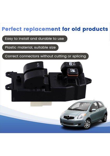 Sol Sol Sürücü Elektrikli Pencere Kaldırıcı Kontrol Anahtarı Araç Parçaları Toyota Yaris Hiace 99-05 Lhd Için 84820-10100 (Yurt Dışından) modelleri