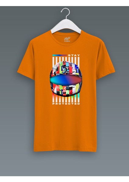 Stay Protected Kaskları T-Shirt