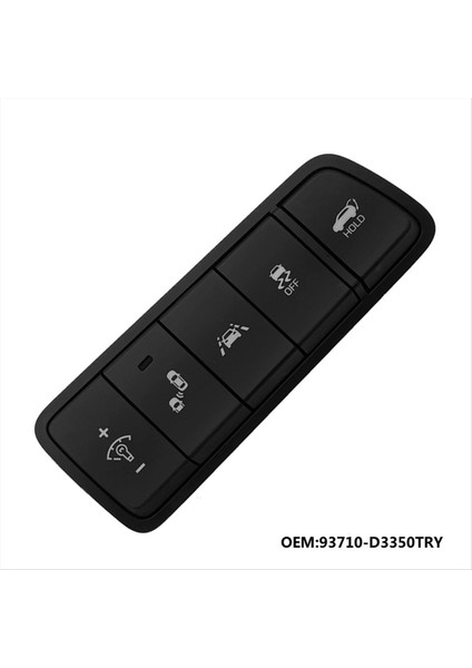 Yan Çökme Pad Siyah Anahtar 93710-D3350 Hyundai Için Tucson IX35 2016-2021 Dimmer Light Lane Assist Switch 93710D3350 (Yurt Dışından) modelleri