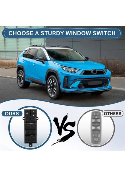Cam Kaldırıcı Anahtarı Araç Elektrikli Güç Penceresi Anahtarı 8404002180 84040-02180 Toyota Rav4 XA50 Toyota Chr 2019-2021 (Yurt Dışından) modelleri