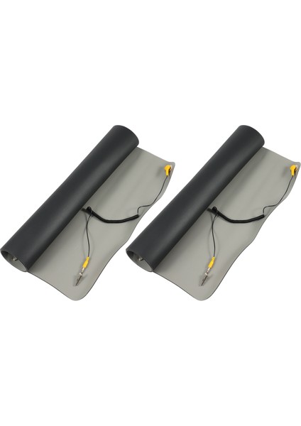 2pcs 700X500X2 0mm Anti-Statik Mat + Toprak Teli + Cep Telefonu Için Anti-Statik Bilek Bilgisayar Onarımı Anti-Statik Mat (Yurt Dışından)