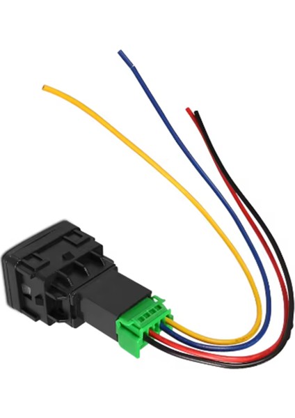 Nissan X-Trail Tiida Altima Için 1pcs 5 Pinli Araba Sis Lambası Anahtarı 4-Bağlantılı Tel Kontrol Düğmesi 12V (Yurt Dışından)