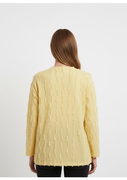 Kadın V Yaka Kısa Hırka