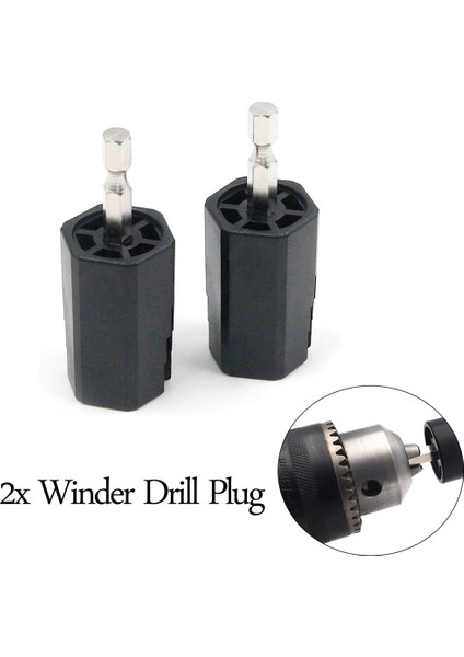 2pcs String Sarıcı Ayarlama Peg Çekme Gitar Bas Onarım Aracı Kiti Için Elektrik Matkabını Değiştirin (Yurt Dışından) fiyatları