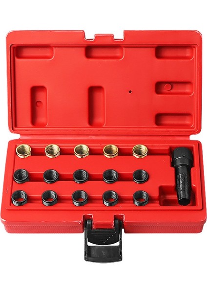 16PCS/SET Pratik Araba Bakımını Buji Takma Aracı Için Musluk Otomobil Otomobilleri Yeniden Yazma Çelik Araç Iplik Onarım Kiti (Yurt Dışından)
