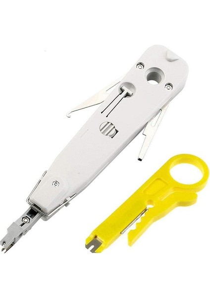 Profesyonel Yumruk Aşağı Aracı Idc RJ45 RJ11 CAT5E Cat6 Ağ Telekom Telekom Telekom Kablo Soketi Etki Terminal Ekleme Araçları (Yurt Dışından)