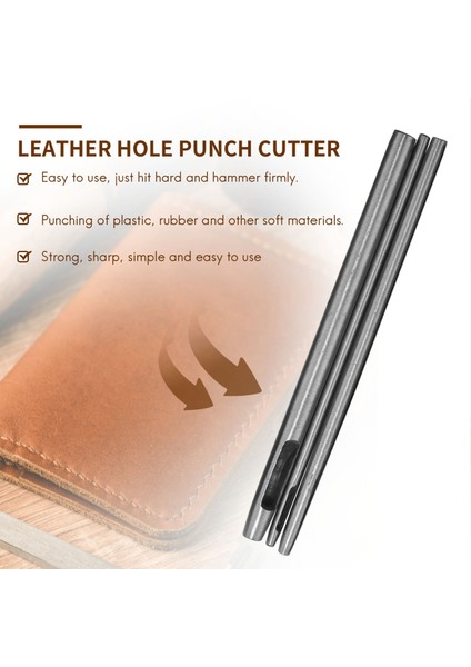 10 Adet Deri Delik Yumruk Kesici Içi Boş Yumurta Deri Aletler Için Yumuşak Malzeme Için Çalışma 0 5-5 mm (Yurt Dışından) fiyatları