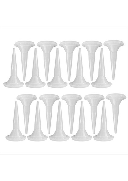 24 Parçalı Kalafat Meme Örtbas Aleti Cam Tutkal Konsantre Alet Macun Dağıtıcı Yumuşak Kauçuk Nozul (Yurt Dışından) indirimleri