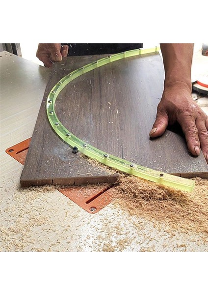 2m Ahşap Işleme Profil Şeridi Eğri Şablonu Ayarlanabilir ve Sabit Karmaşık Şekli Kontur Ağaç Işleme Aracı Şablonları Kılavuzu (Yurt Dışından) fırsatları