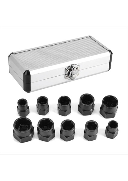 10 Adet Somun Çıkarıcı Seti Kırık Vidalı Somun Kaldırma Aracı Seti Makine Onarım Kombinasyon Aracı Seti (Yurt Dışından) fiyatları