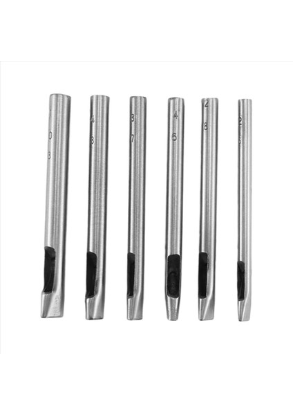 6MM-10MM Deri Için Oval Delik Yumruk 6MM-10MM Içi Boş Deri Işçiliği El Yumruklama Alet Kiti Deri Işçilik Için (Yurt Dışından) modelleri