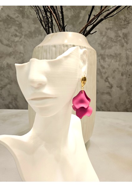 1 Çift Sallantılı Şık Yaprak Küpe