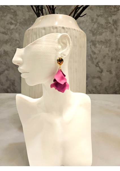 1 Çift Sallantılı Şık Yaprak Küpe fiyatları