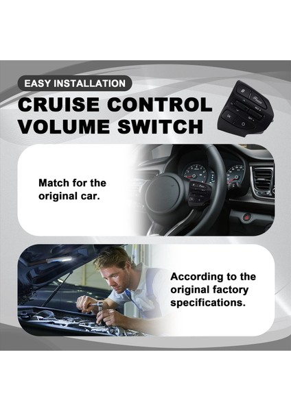 Kia Rio 2017-2021 Çift Kutup Için Kia Cruise Control Switch 96720H8020 Için Cruise Control Hacmi Cruise Control Anahtarı (Yurt Dışından) indirimleri