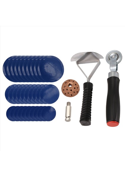 Lastik Yama Makinası Kiti Lastik Yama Silindiri/ Lastik Onarımı Bu Parlatma Tekerleği/ Lastik Iç Astar Sıyırıcı/ 30 Pcs Yamaları (32/42/58MM) (Yurt Dışından) modelleri