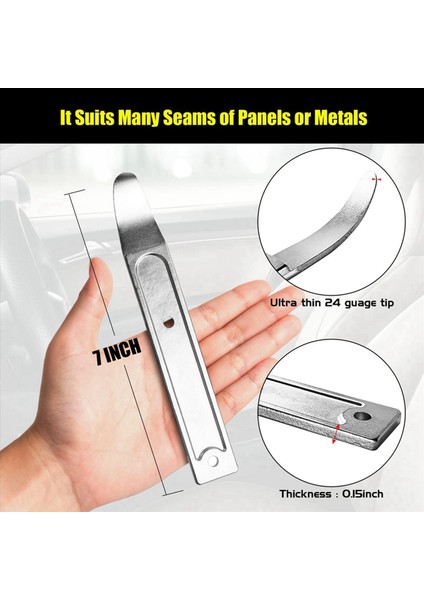 2x Araç Döşeme Paneli Çıkarma Aracı Otomatik Iç Trim Panel Popper Için Mini Cep Prybar Araçları Otomotiv Cilt Aracı (Yurt Dışından) fırsatları