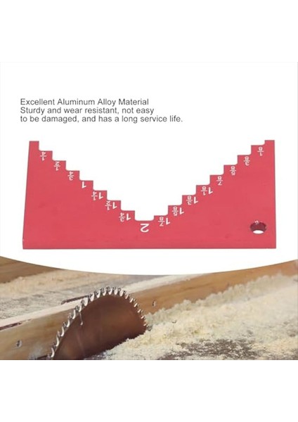 Yönlendirici ve Masa Testeresi Için Adım Derinlik Göstergesi Kurulum Blokları Yükseklik Gösterge Seti Alüminyum Adım Derinlik Göstergesi Netlik Derinliği Ölçer (Yurt Dışından) modelleri