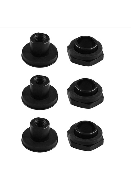 3x Arka Ön Cam Cam Dikme Donanım Kiti Honda Civic Için Uygun 92-95 Hatchback Eg6 Crv Siyah (Yurt Dışından)