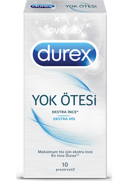 Yok Ötesi Ekstra İnce Ekstra His Prezervatif 10'lu fiyatları