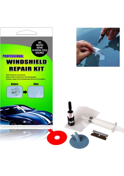 2x Ön Cam Onarım Kiti Çatlak Cam Onarım Kiti Otomatik Cam Ön Cam Crack Chip Scratch (Yurt Dışından) fiyatları