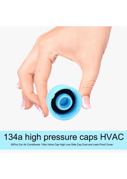 50PCS Araba Kliması 134A Valf Kapağı Yüksek Düşük Yan Kapak Tozu ve Sızıntı Geçirmez Kapak Otomatik Yedek Parçalar (Yurt Dışından) modelleri
