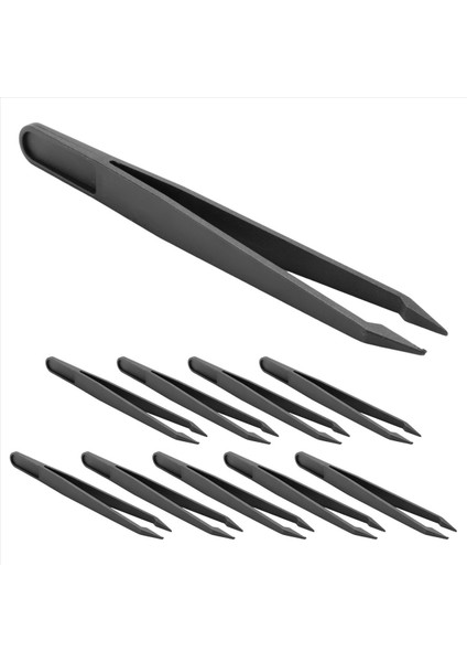 10 Adet Siyah Plastik Uç Kafa Anti Statik Cımbız 12CM Uzunluk (Yurt Dışından) modelleri