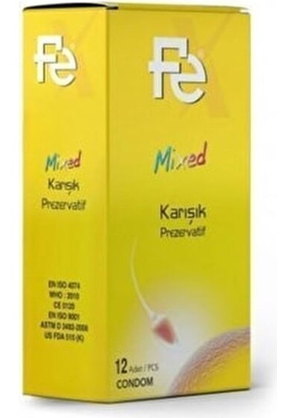 Prezervatif Mixed Karışık 12'li fiyatları