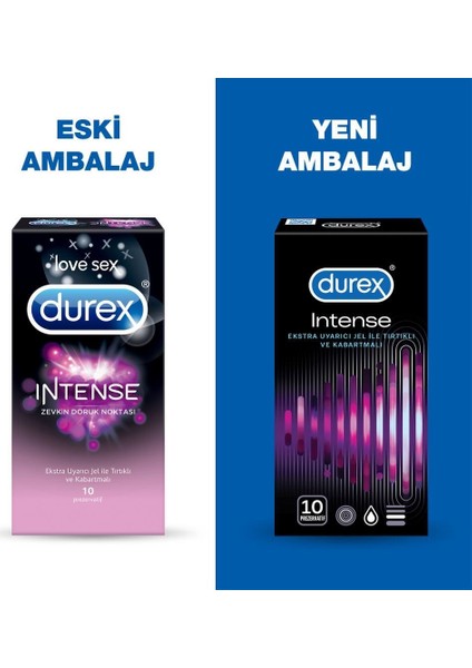 Intense Prezervatif 10'lu indirimleri