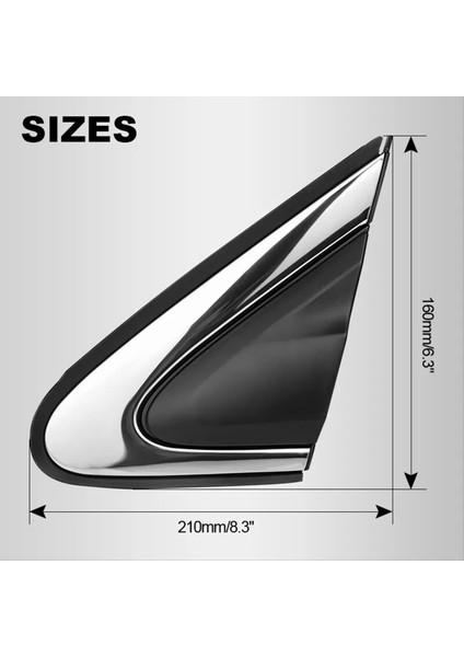 Araba Yan Ayna Köşe Üçgen Kapak Sütun Döşeme Honda Cr-V Crv 2012 -2016 75495-T0A-003 75490-T0A-003 (Yurt Dışından) modelleri