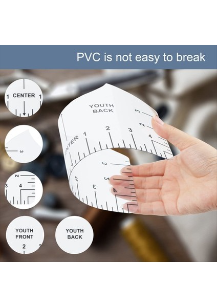 18 Adet Süblimasyon Aksesuarları Tişört Cetvel Kılavuzu Vinil Hizalama Aracı Isı Pres Tabaka Çubuk Isıya Dayanıklı Bant (Yurt Dışından) fiyatları