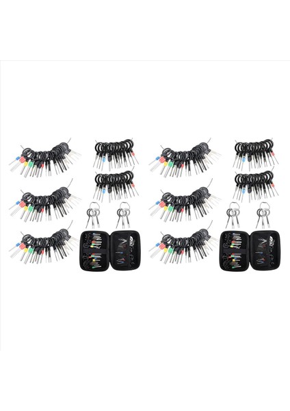 164PC Terminal Extractor Sökme Aracı Kit Depinning Anahtar Aracı Araç Ev Cihazları Için Set Torozlu Tel Konektör Aracı (Yurt Dışından)