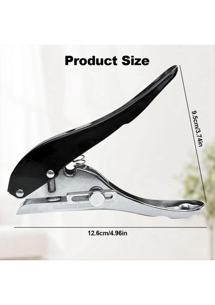 Taşınabilir Delin Yumruk Aracı Kağıt Plastik Karton Için Tek Delikli Puncher Kimlik Kartı Için Ağır Hizmetli Tek Delik Zımba 10MM (Yurt Dışından) indirimleri