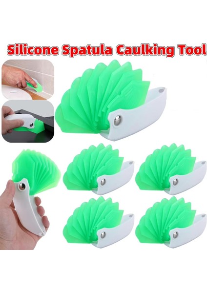 6pcs 9in1 Spatula Kazanma Aracı Çok Amaçlı Silikon Kazanma Aracı Silikon Dikiş Portatif Grout Çıkartma Fayans Penceresi Için (Yurt Dışından) fırsatları