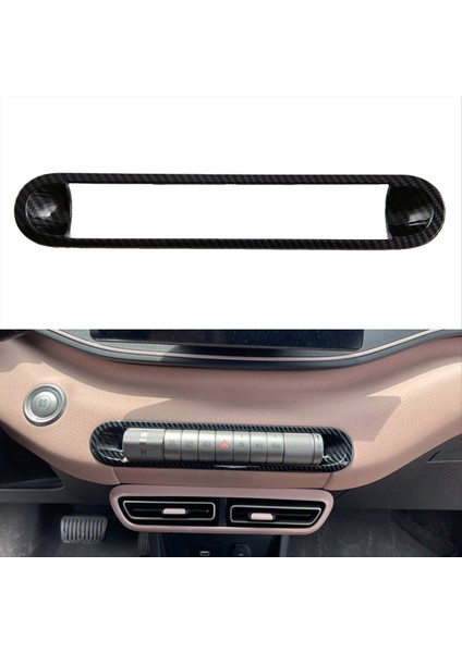 Karbon Fiber Konsolu Ac Klima Kontrol Anahtarı Kapak Çerçevesi Byd Dolphin Mini/byd Seagull Için (Yurt Dışından) fiyatları