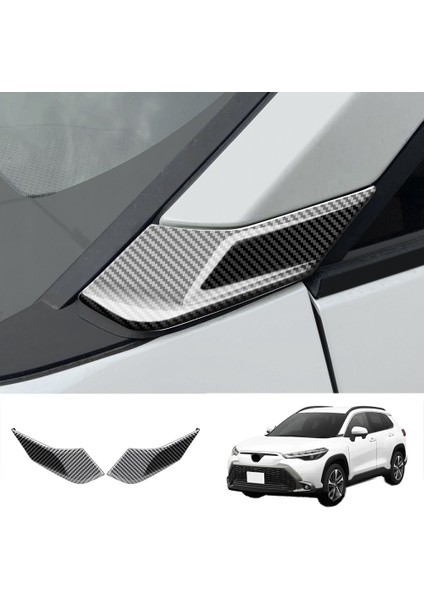 Araba Penceresi Trim Kapak Toyota Corolla Cross 2021 2022 Karbon Fiber (Yurt Dışından) fırsatları