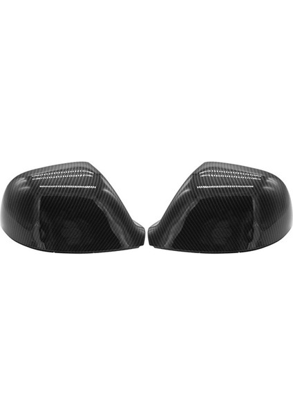 Karbon Fiber Dikiz Yan Cam Ayna Kapağı Trim Çerçevesi Yan Ayna Kapakları Taşıyıcı T6 2016-2019 (Yurt Dışından)