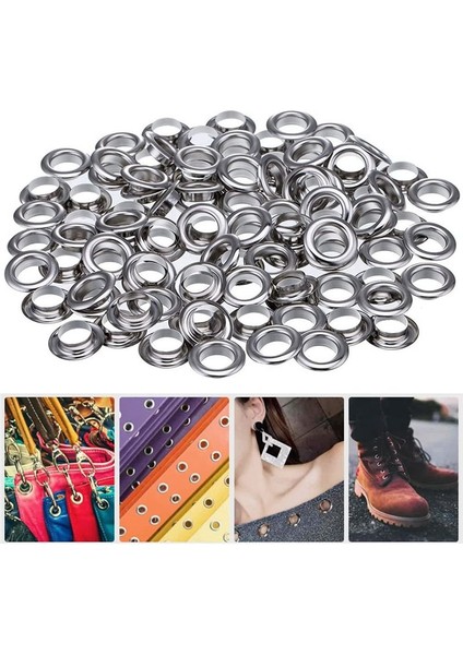 12MM Grommet Tool Kit 100 Set Gromets Gromets Punch Kit Tarpaulin Onarım Kiti Kumaş Perdeler Deri Ayakkabı Çantası (Yurt Dışından) indirimleri