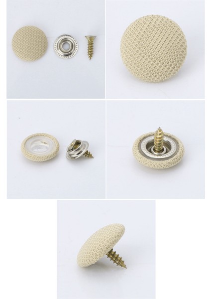 60PCS Araba Tavan Bezi Sabitleme Vidalı Araba Çatı Sabit Toka Snap Perçinleri Tutucu Otomotiv Tavan Döşemesi Onarım Düğmesi Bej (Yurt Dışından) fırsatları