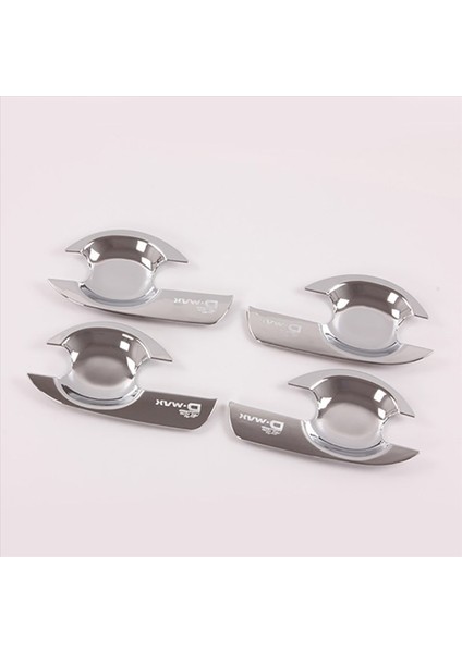 8pcs Abs Krom Araba Kapı Tutar Kılıf Kapağı Kapı Kapı Kupa Döşeme Izuzu D-Max 2012-2018 2015 Dmax Aksesuarları (Yurt Dışından) fiyatları