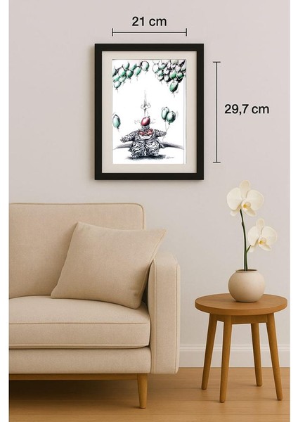 Sergey Savilov 29X21CM Orijinal Karikatür Tablo fiyatları