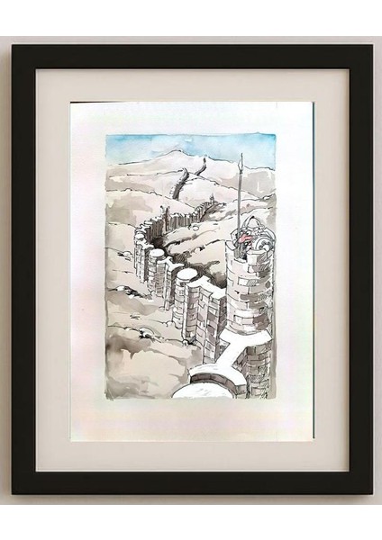 Iliytcho Alexiev 29X21CM Orijinal Karikatür Tablo