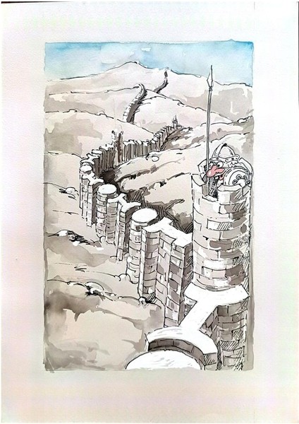 Iliytcho Alexiev 29X21CM Orijinal Karikatür Tablo modelleri