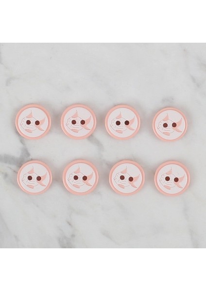 Loren Crafts somon 8 li balık düğme - 569 fiyatları